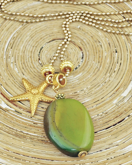 Lange ketting Starfish Kerry
