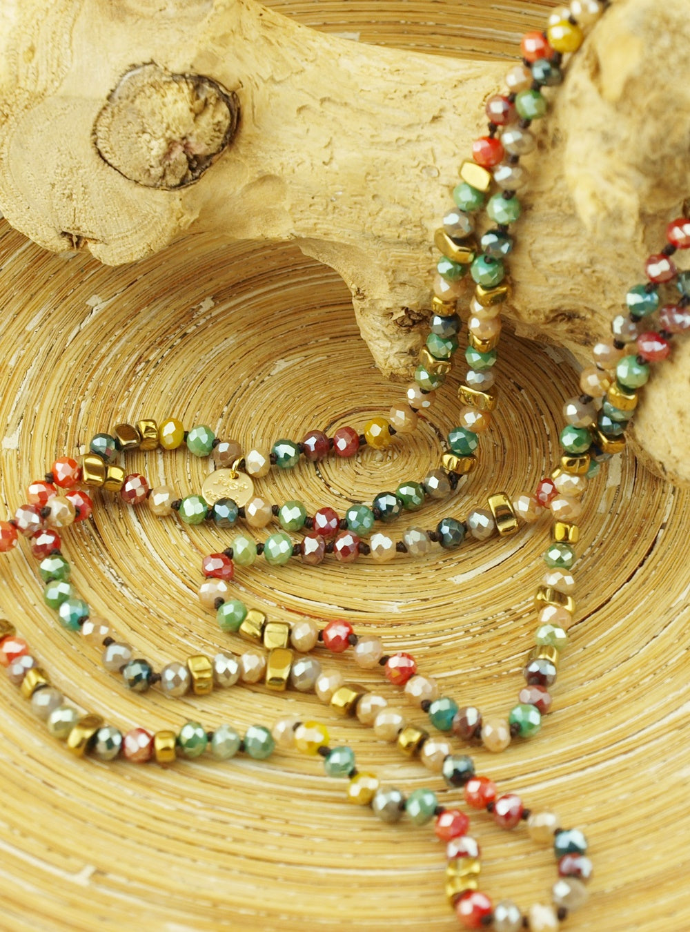 Lange ketting herfstkleuren