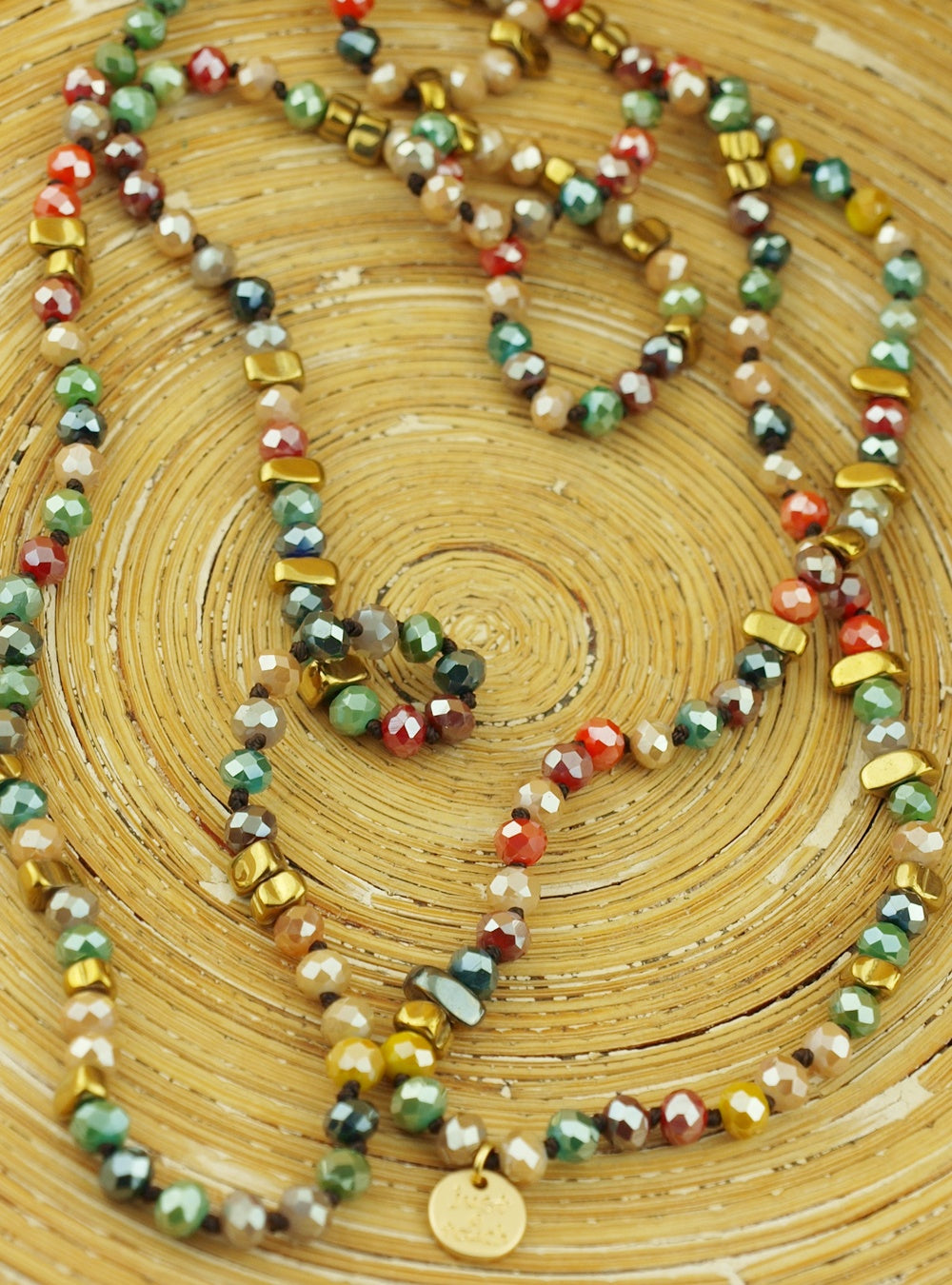 Lange ketting herfstkleuren