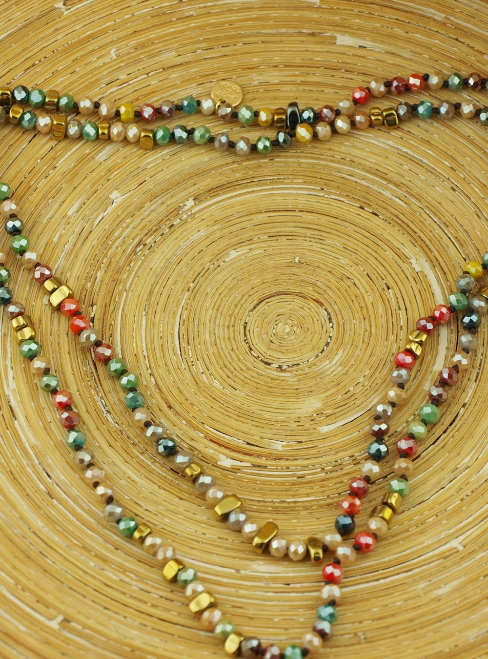 Lange ketting herfstkleuren