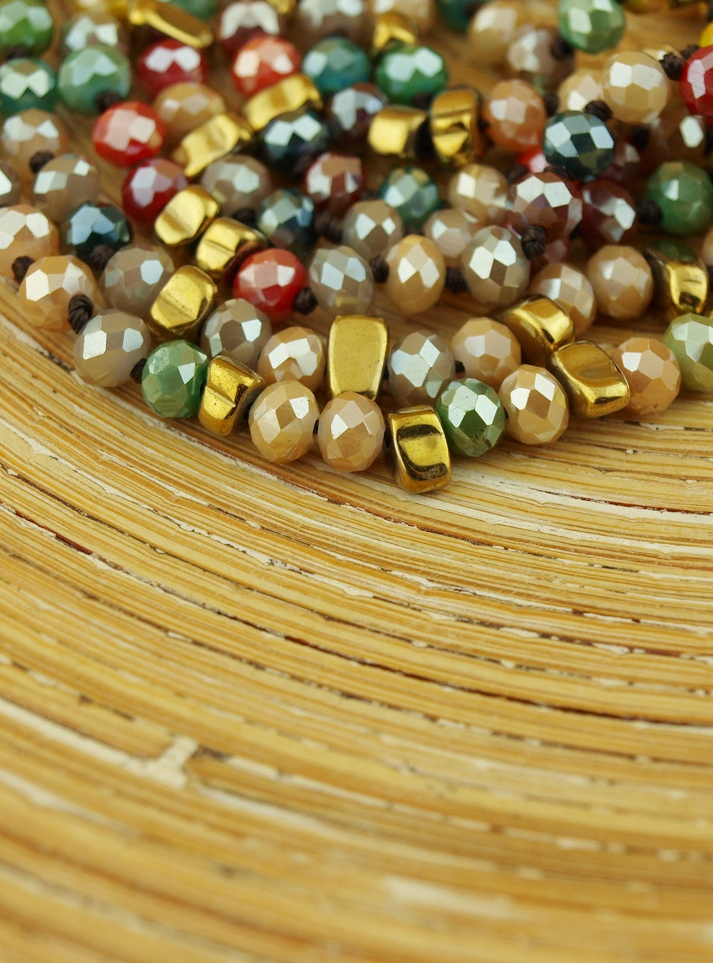 Lange ketting herfstkleuren