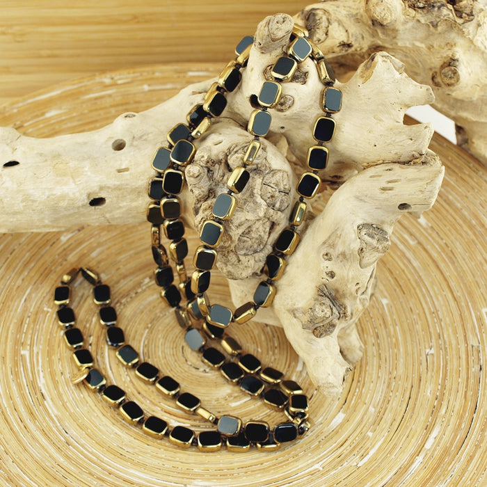 Long one ketting Festive Gold