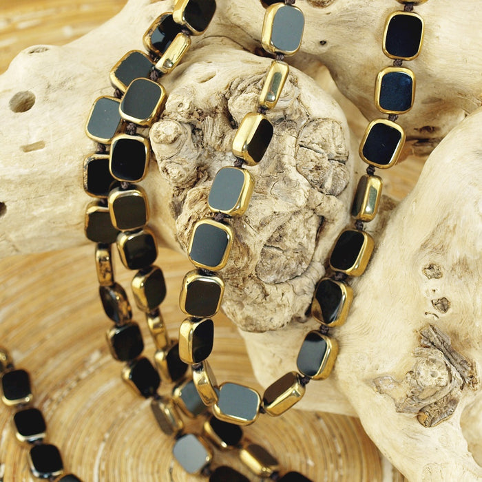 Long one ketting Festive Gold