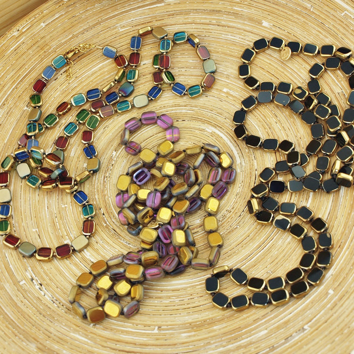Long one ketting Festive Gold