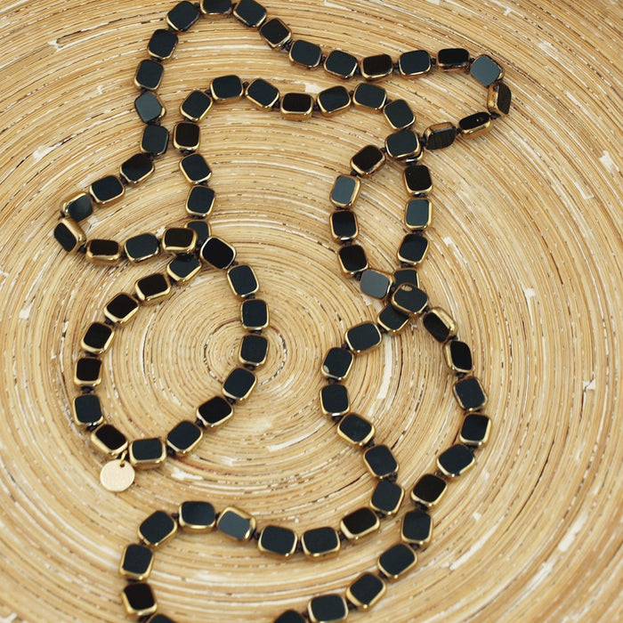 Long one ketting Festive Gold