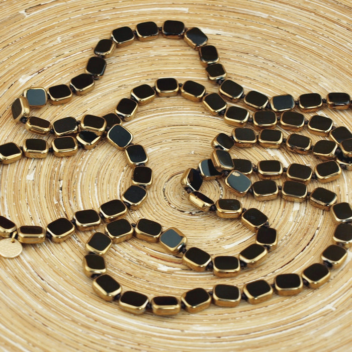 Long one ketting Festive Gold