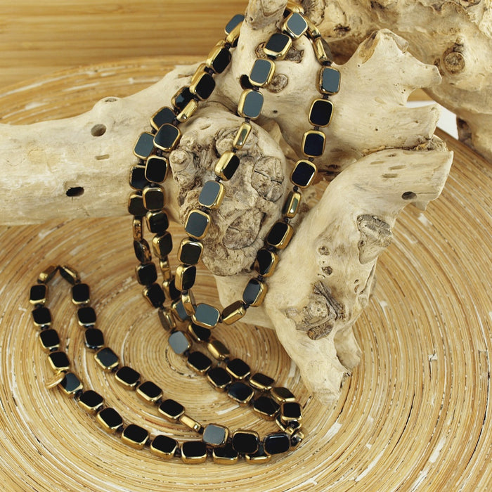 Long one ketting Festive Gold