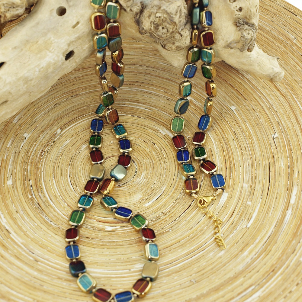 Long one ketting Festive Multi Color