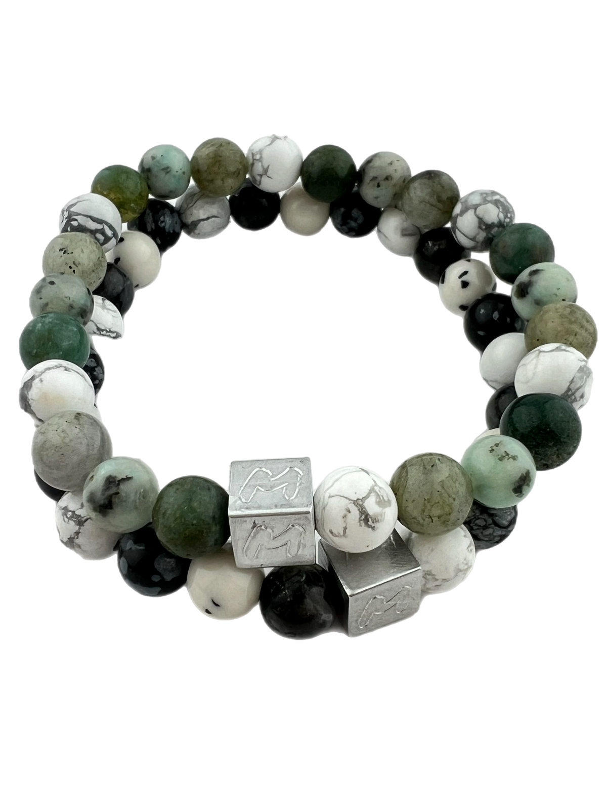 Set natuursteen armbanden Efrain