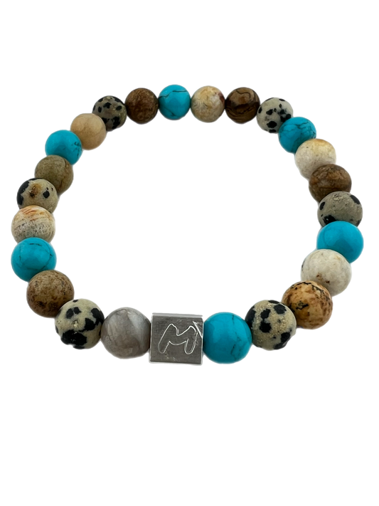 Natuursteen armband Hiro (8MM)