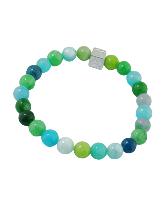 Natuursteen armband Jade groen (8 MM)