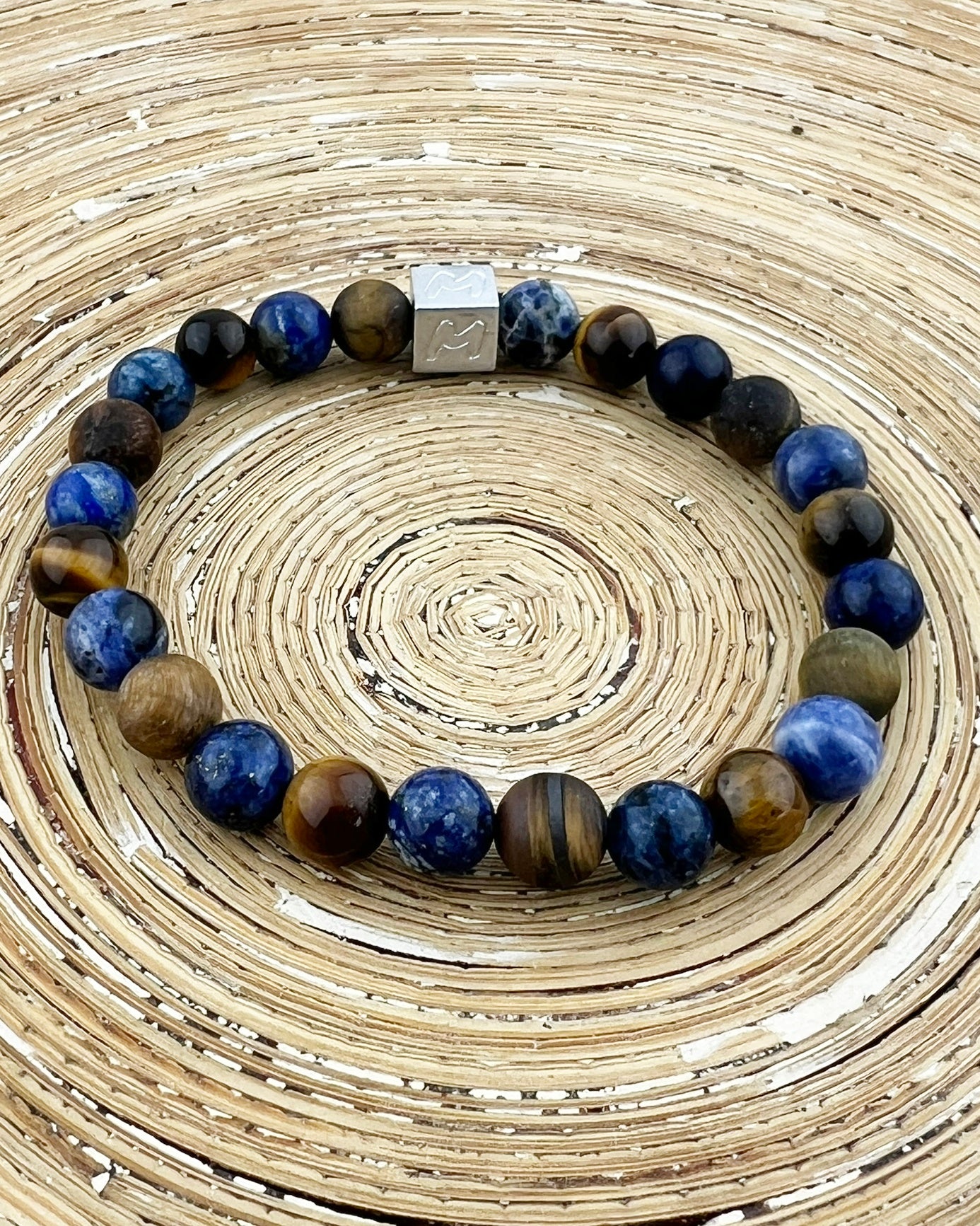 Natuursteen armband Amelio (8MM)