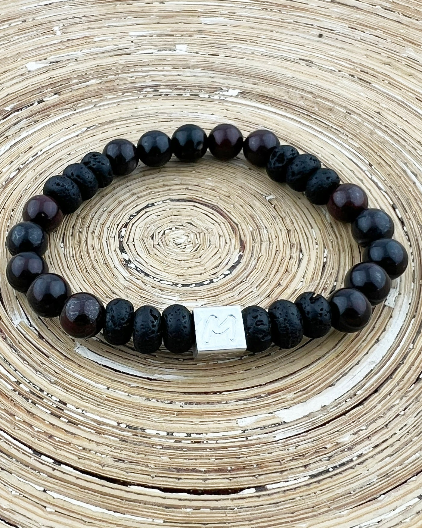 Natuursteen armband Damario (8MM)