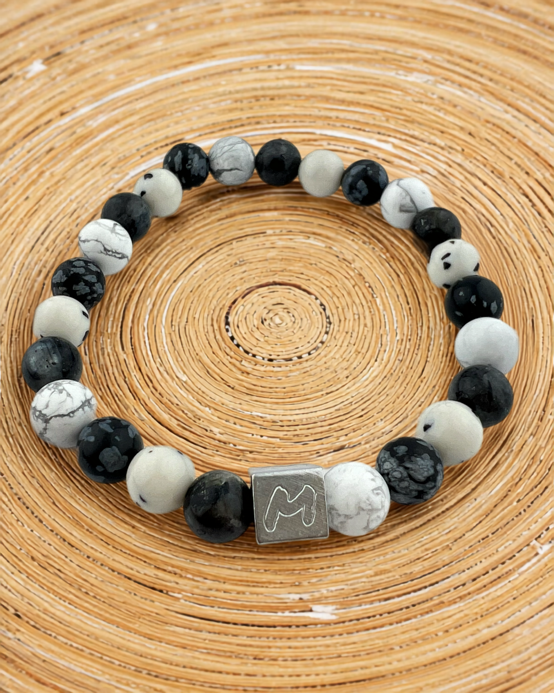 Natuursteen armband Efrem (8MM)