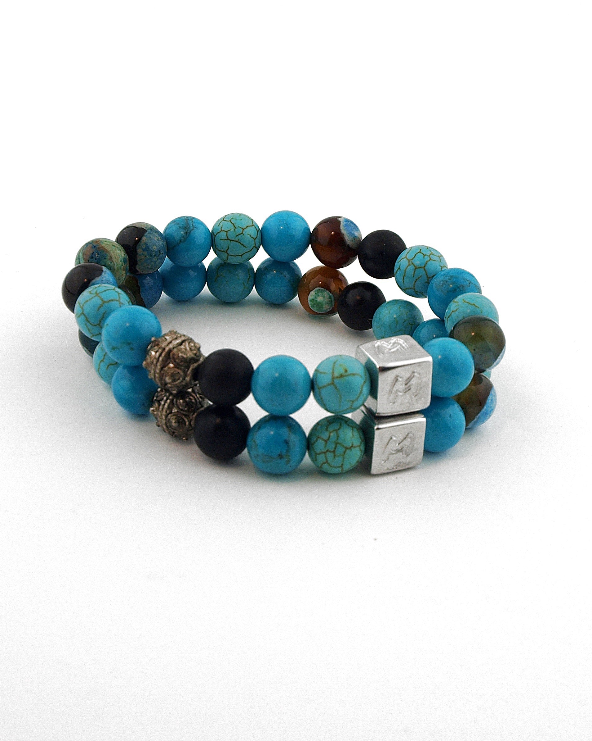 Natuursteen armband Tulio Turquoise (10MM)