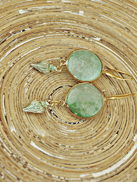 Oorbellen Minty Shells