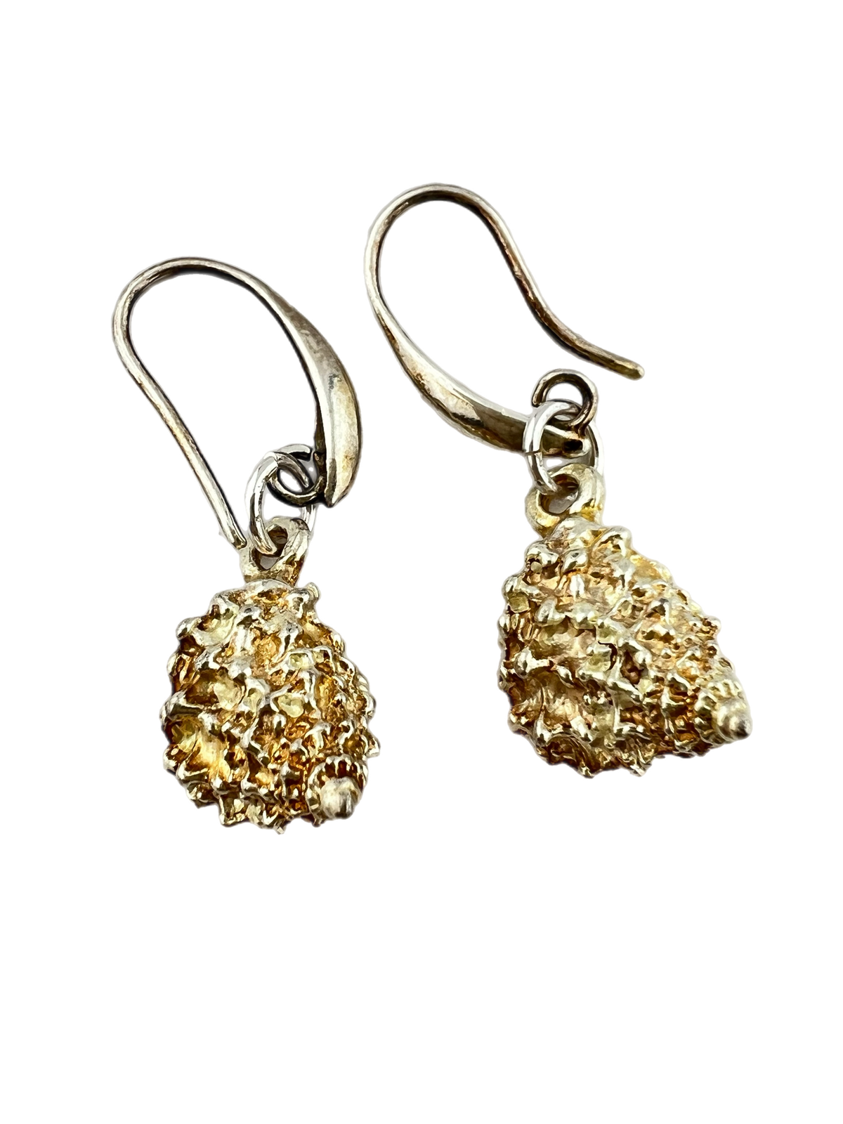 Oorbellen goud zilver schelp