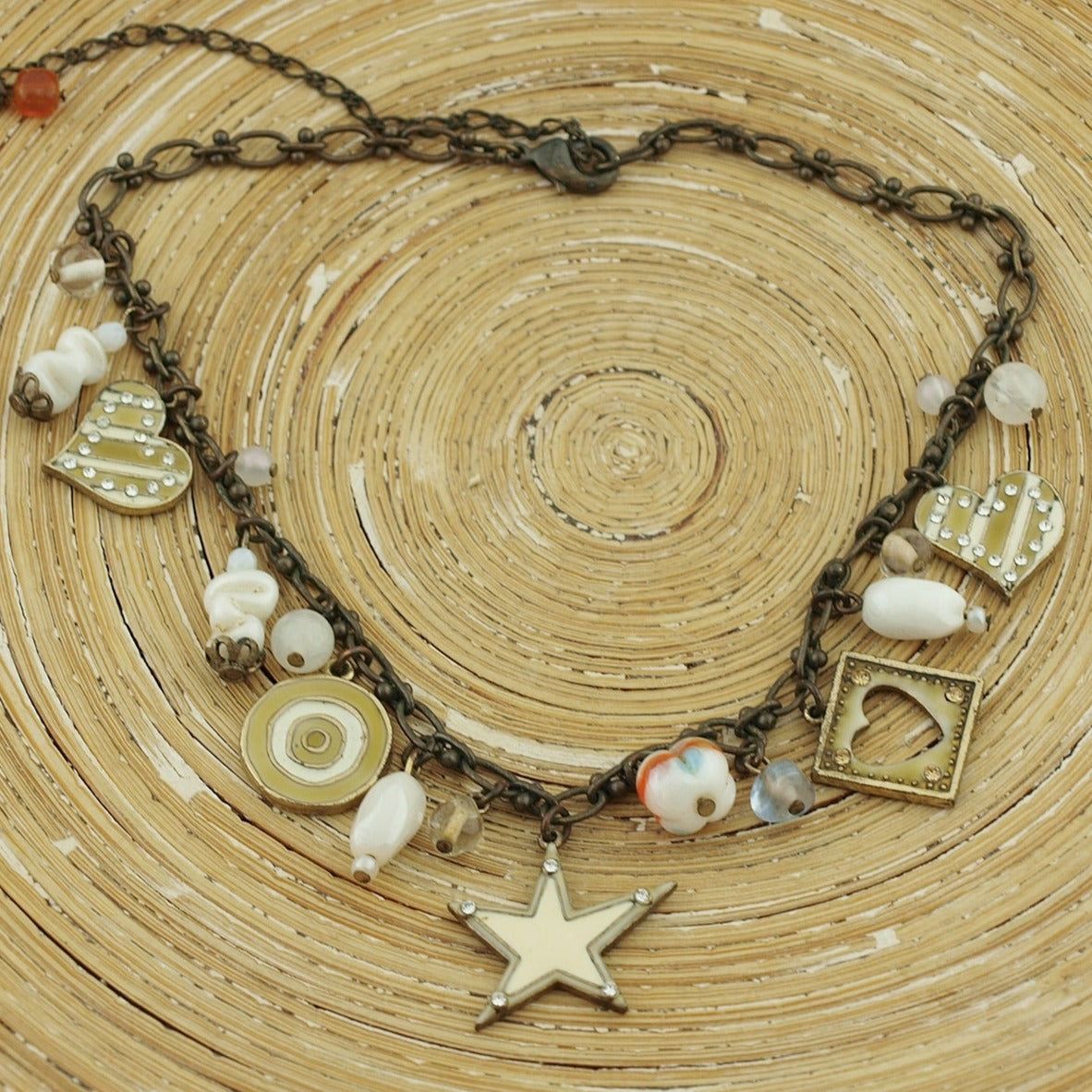 Ketting Cream bangles