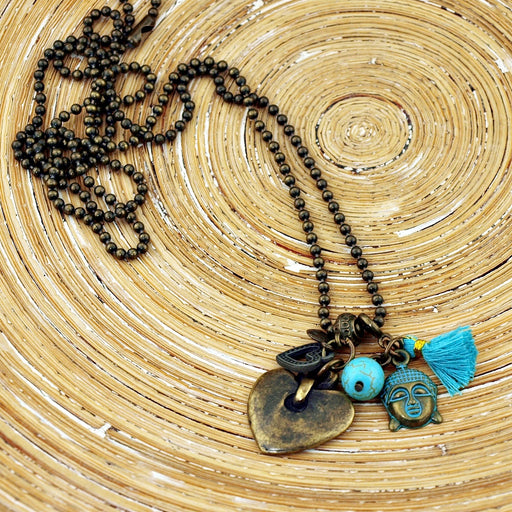 Lange ketting Bronce Heart