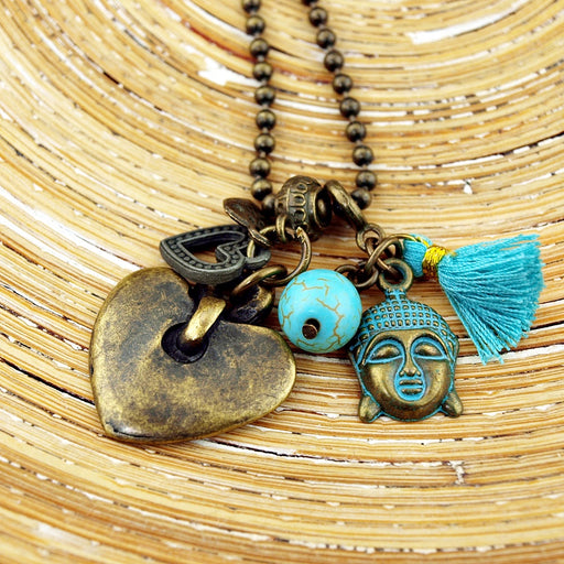 Lange ketting Bronce Heart