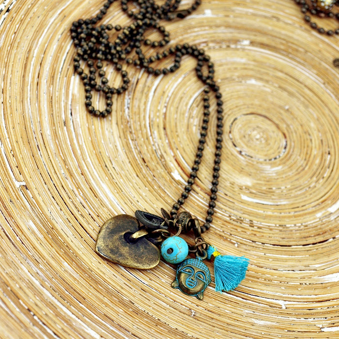 Lange ketting Bronce Heart