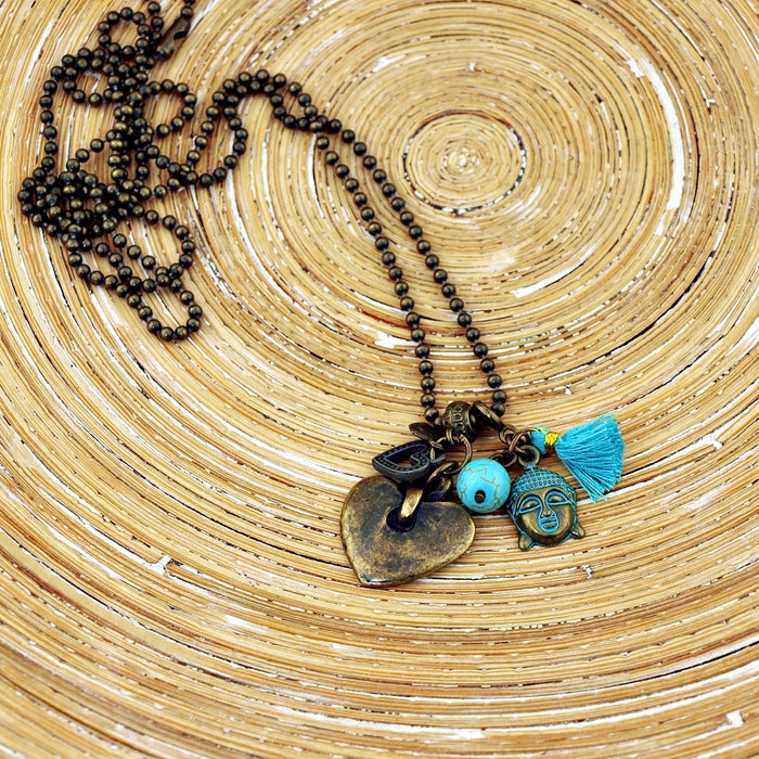 Lange ketting Bronce Heart