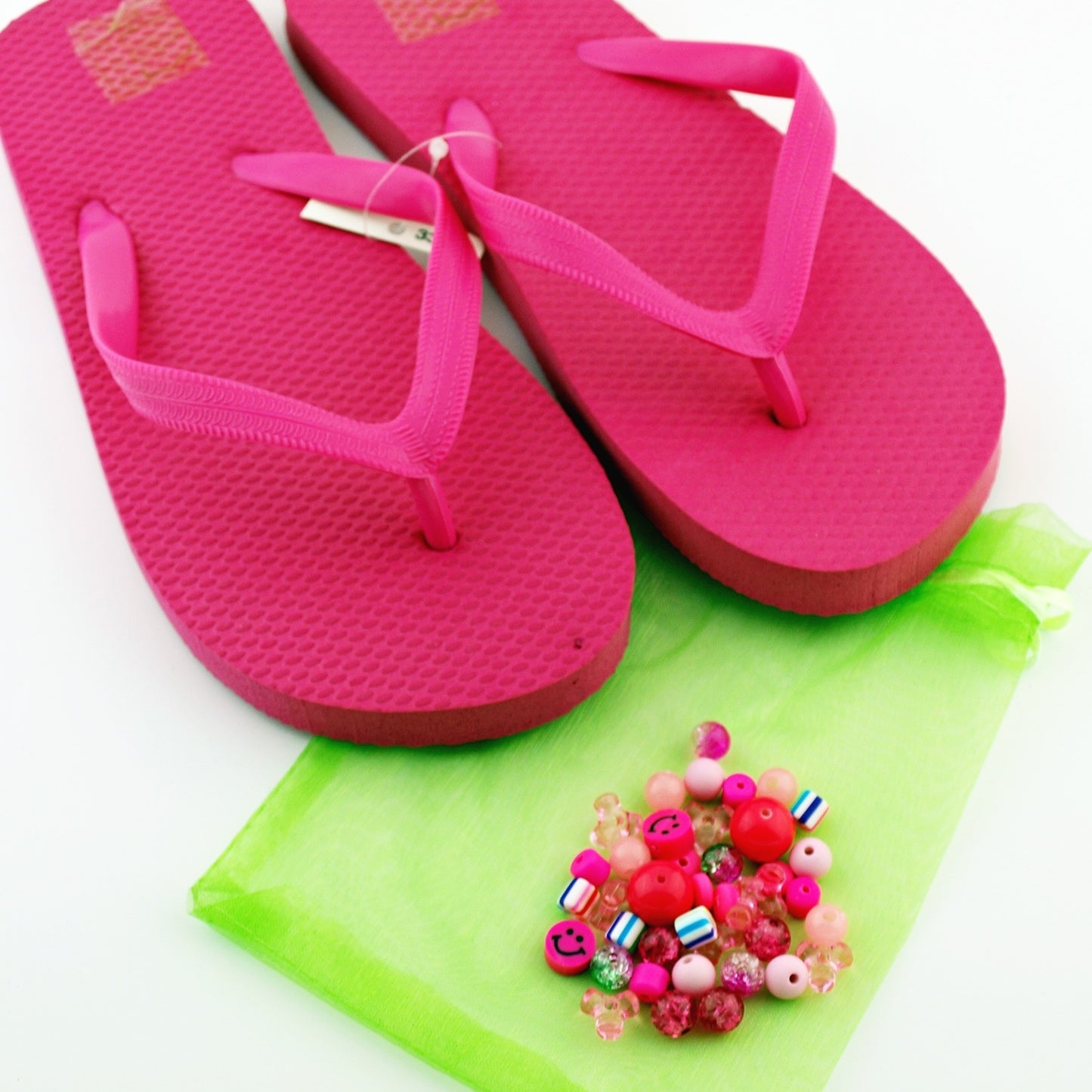 Teenslippers DIY Pink Smile