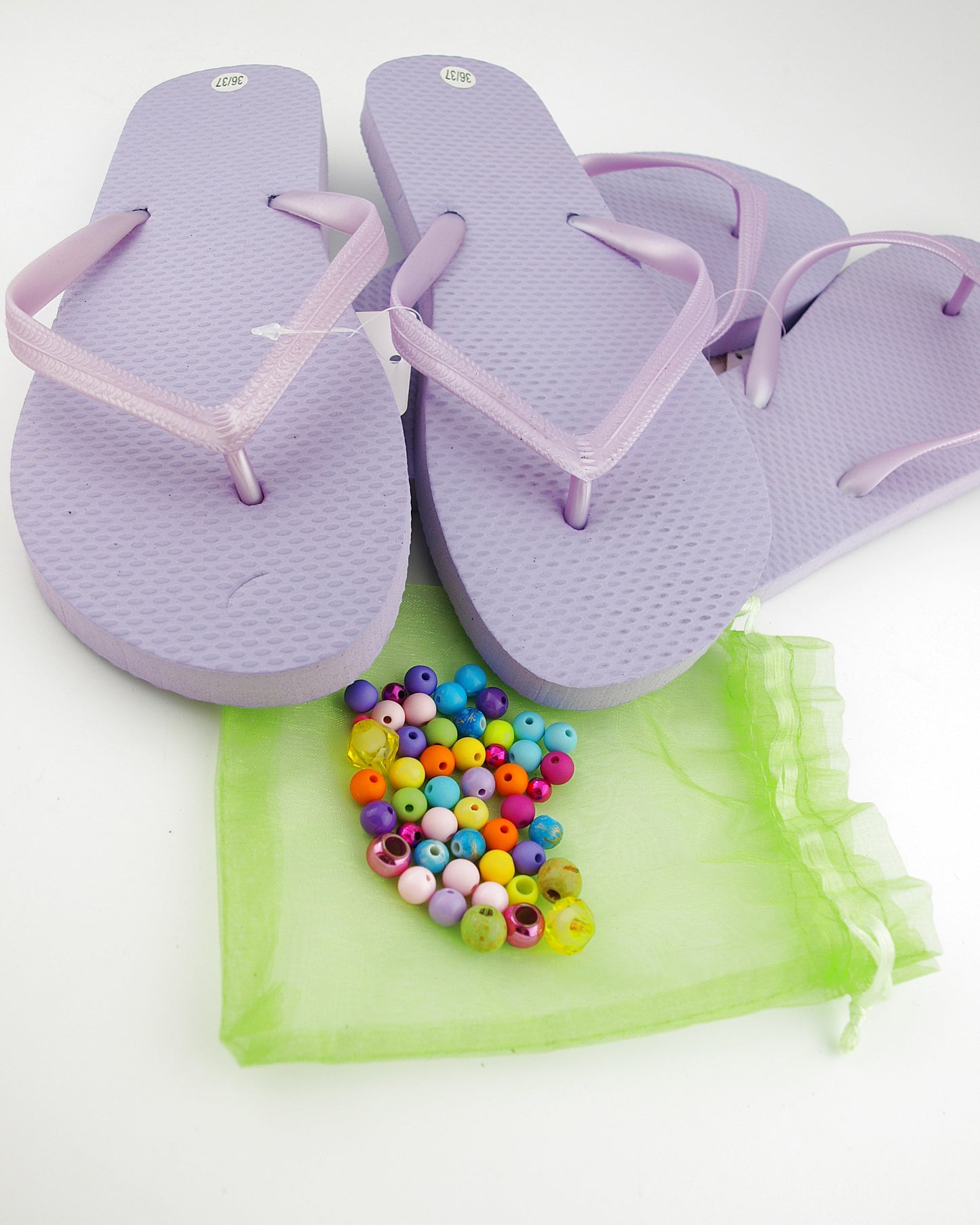 Teenslippers DIY Lila