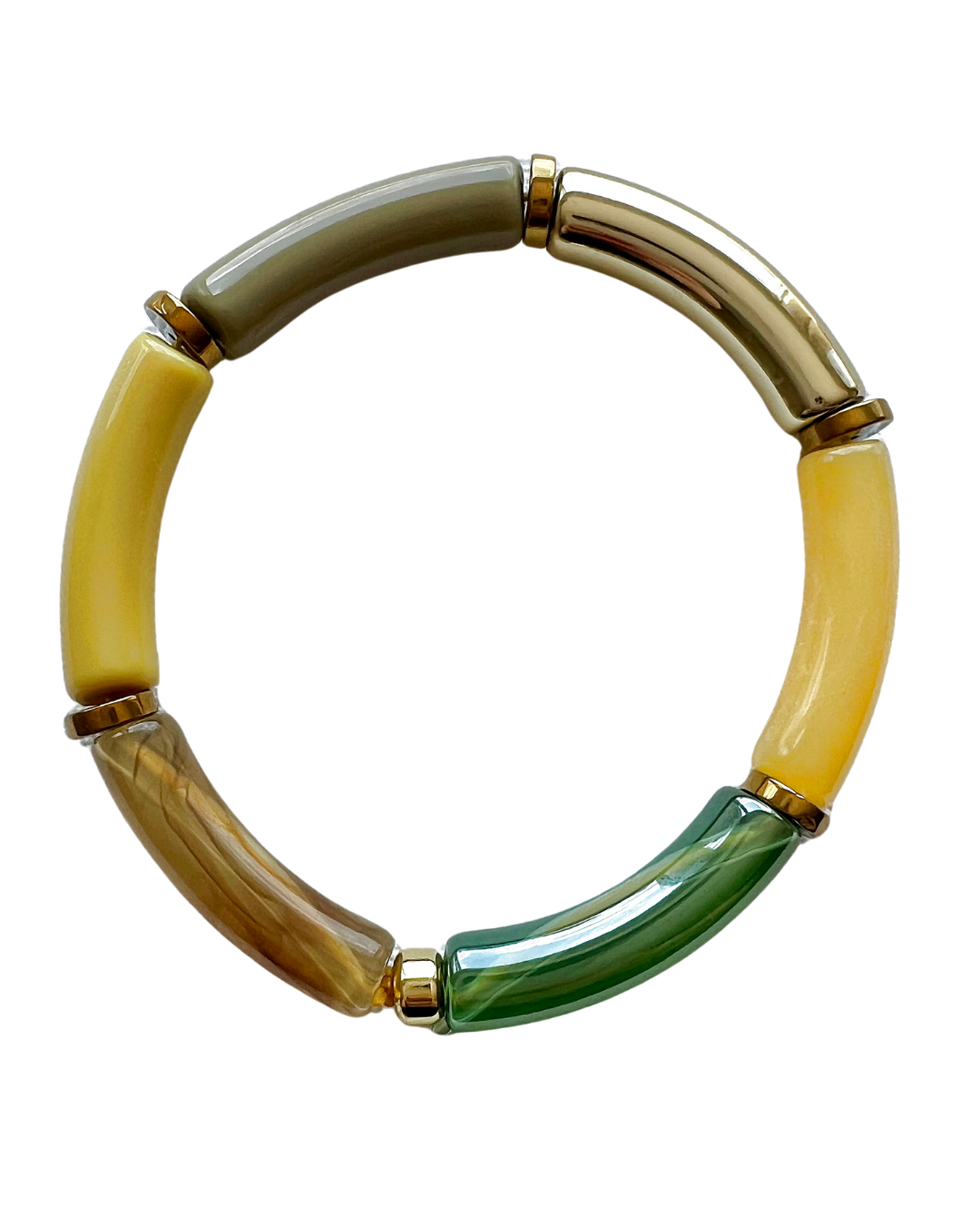 Set Armband Tube animal met goud