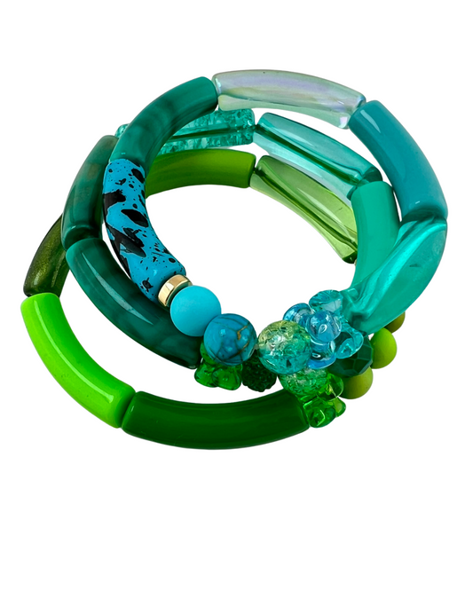 Armband Tube combi groen