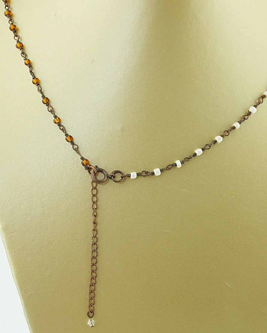 Ketting vintage Duo Duif