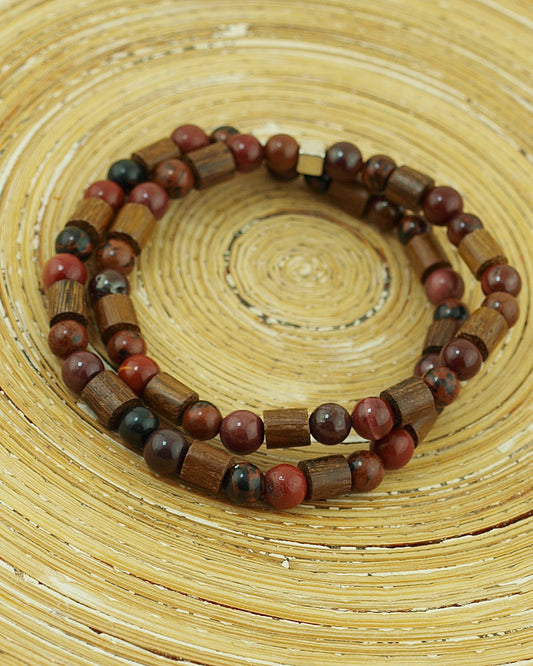 Natuursteen armband Moakiet small