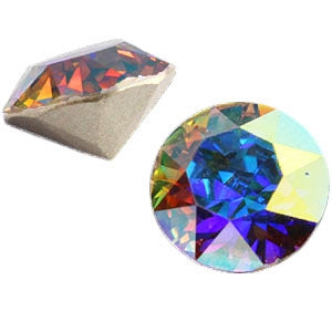 Oorbellen Swarovski Lila goud