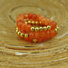 Stretch ringen set van jade kralen Coral