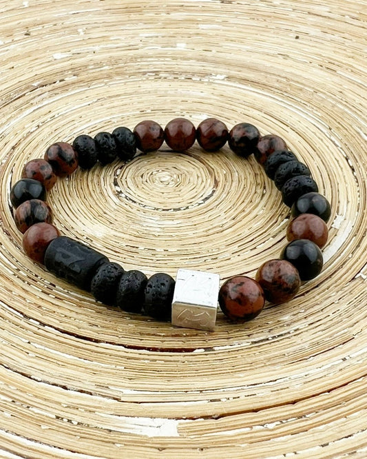 Natuursteen armband Domingo (8MM) - HanneHaves
