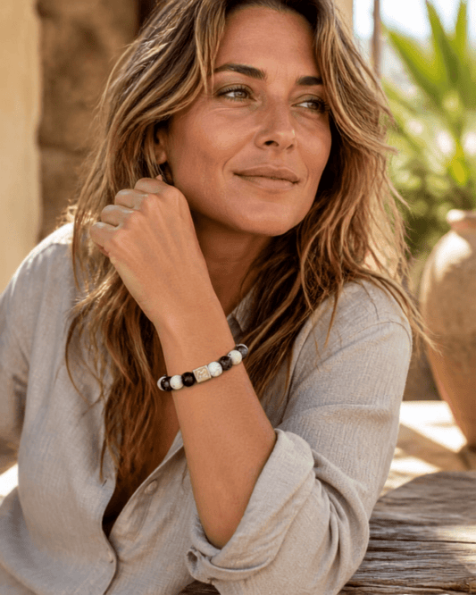 Natuursteen armband Efrem (8MM) - HanneHaves