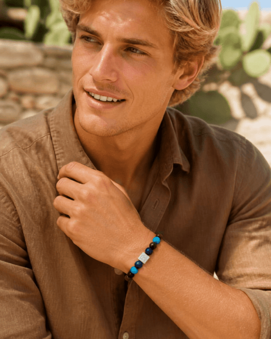 Natuursteen armband Hugo (8MM) - HanneHaves