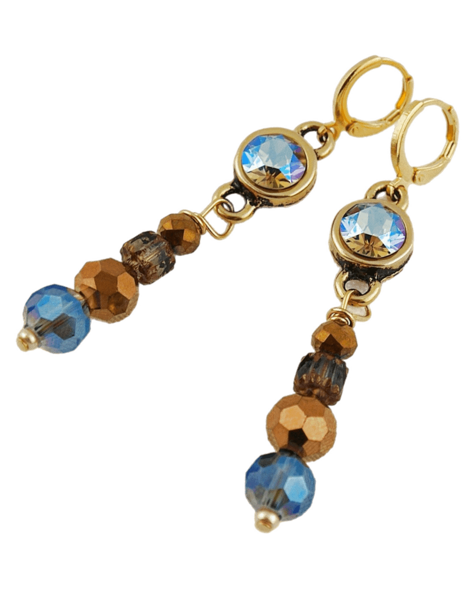 Oorbellen Swarovski Diamond goud - HanneHaves