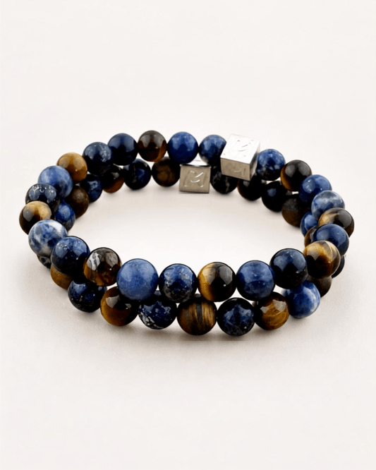 Set natuursteen armbanden Alvino - HanneHaves