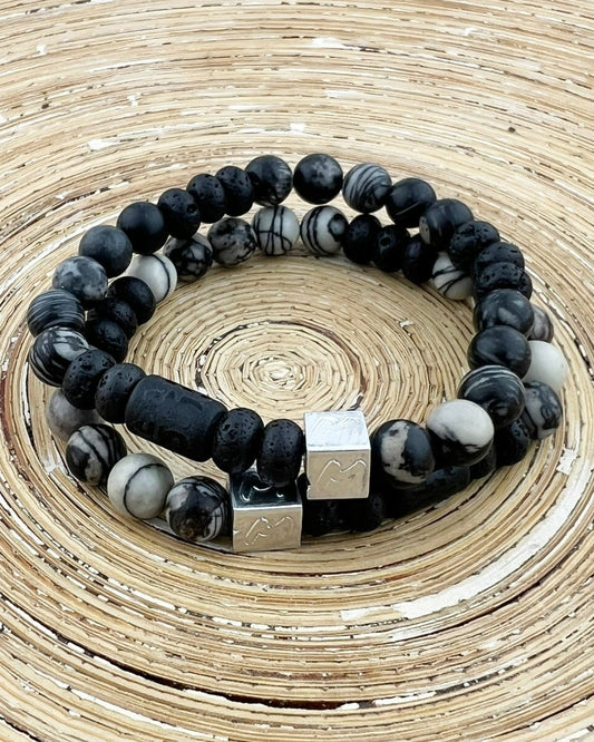 Set natuursteen armbanden Chiaro - HanneHaves