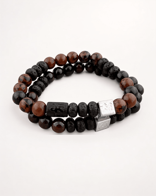 Set natuursteen armbanden Duardo - HanneHaves