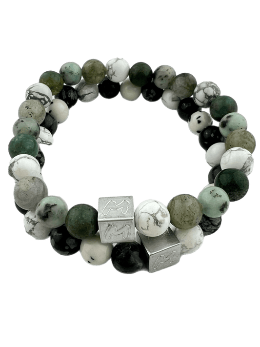 Set natuursteen armbanden Efrain - HanneHaves