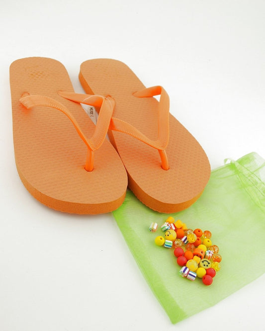 Teenslippers DIY Orange Smile - HanneHaves