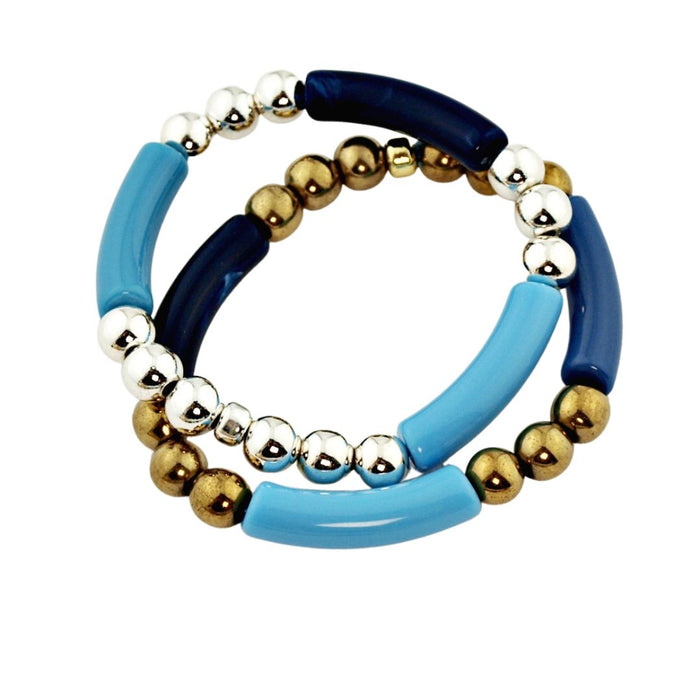 Armbanden Tube mix Blue