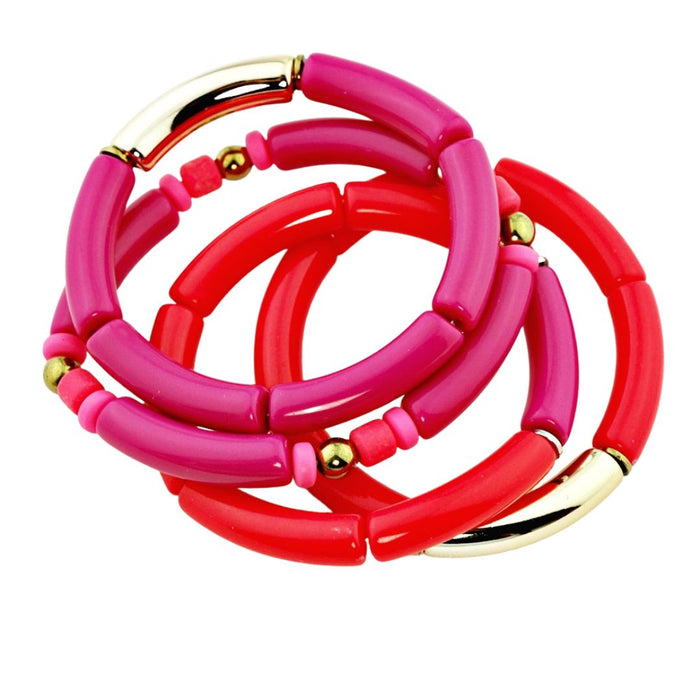 Armband Tube Pink Gold