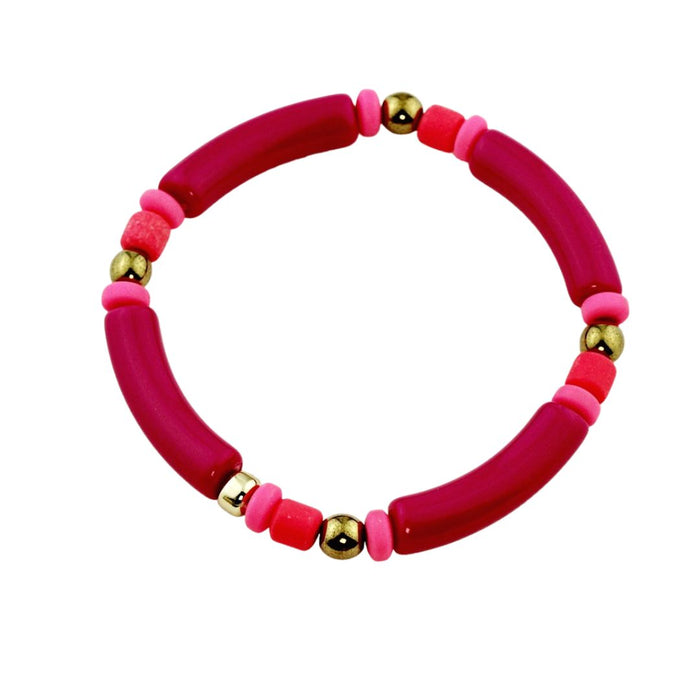 Armband Tube Pink Gold