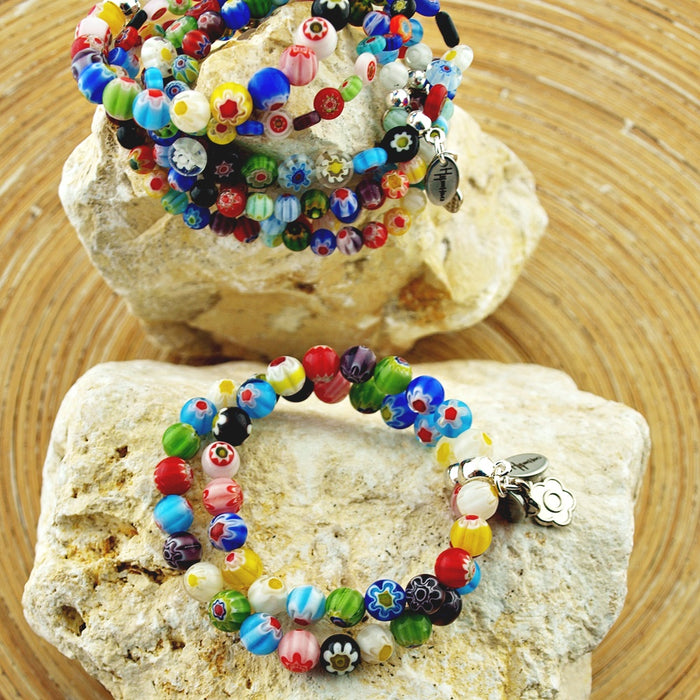 Armband Millefiori Grandes