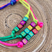 Armbandje Rainbow Letters