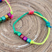 Armbandje Rainbow Letters