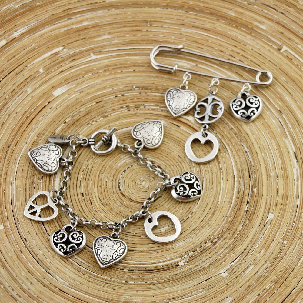 Bedelarmband Brazalete BoHo Heart